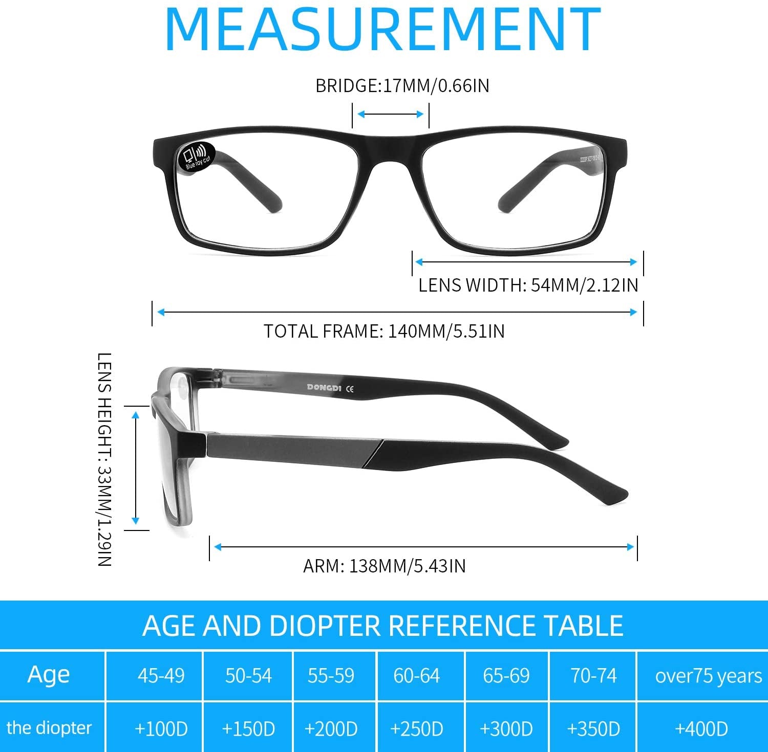 Blue Light Blocking Reading Glasses 4 Pack Computer Readers for Women Men,Anti Glare UV Ray Filter Eyeglasses… (4Mix Colors, 0.75)