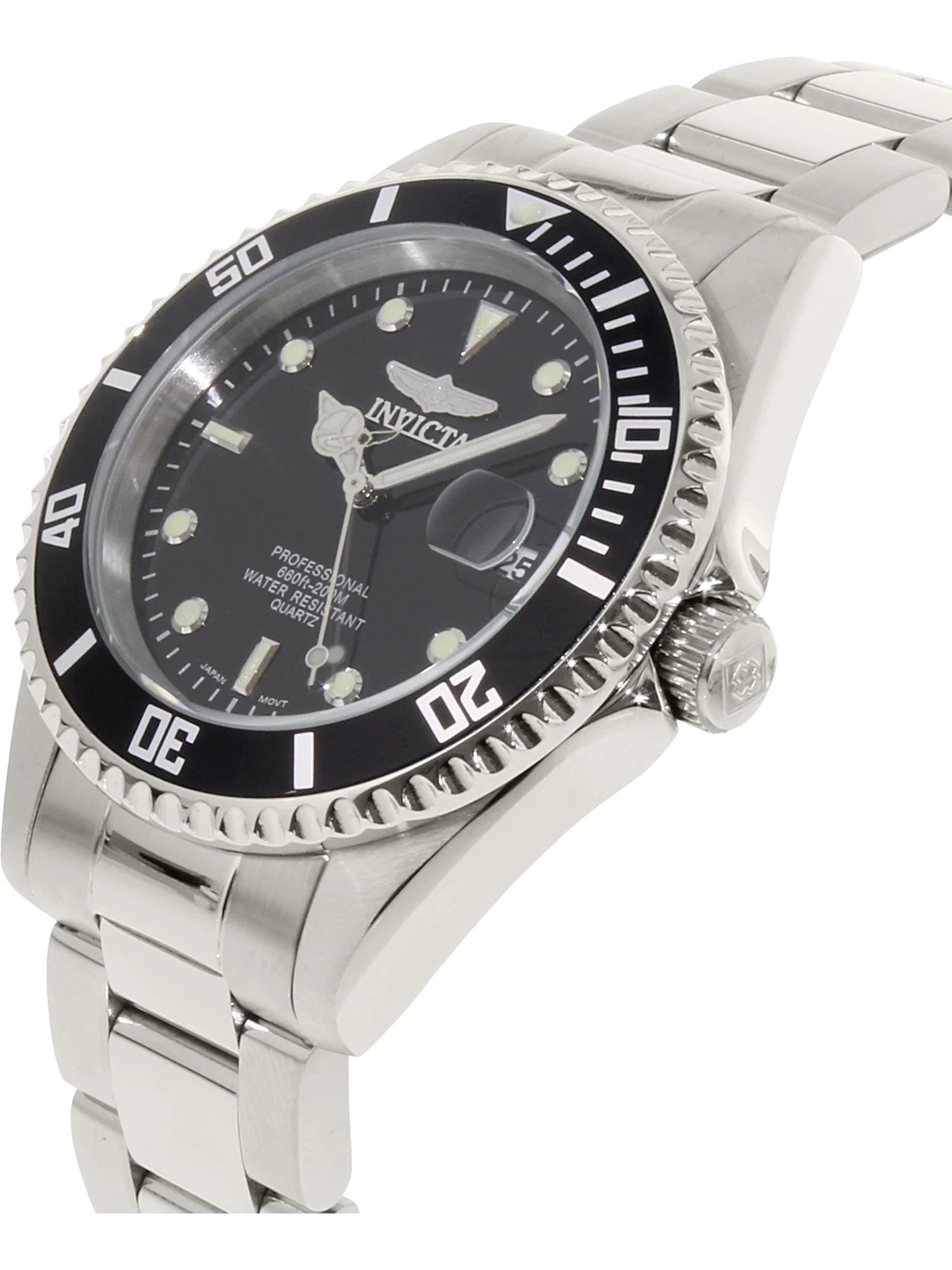Men'S Pro Diver Analog Display Quartz Silver Watch 8932OB