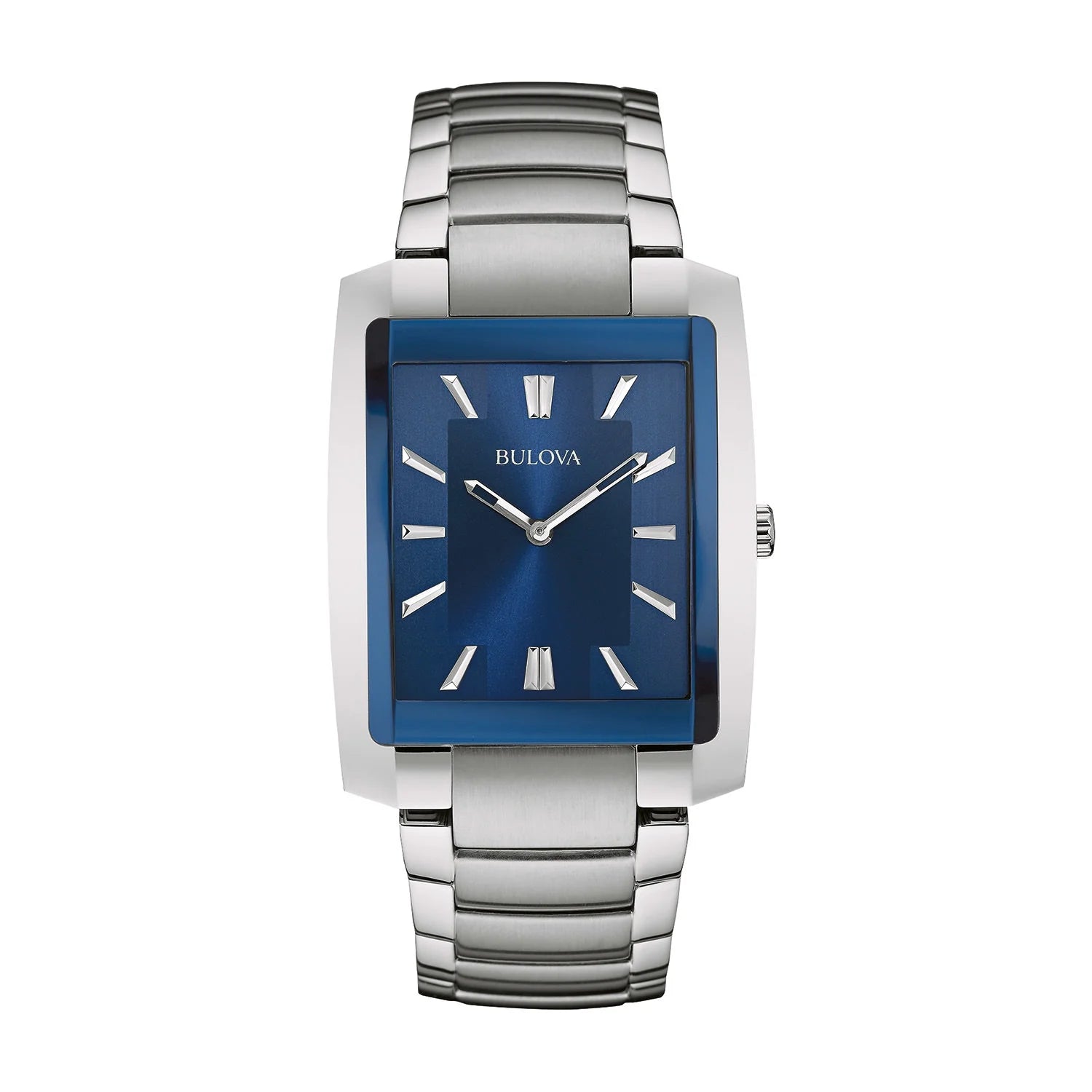 Men'S Classic 96A169 Silver Stainless-Steel Quartz Watch