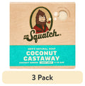 (3 Pack)  Coconut Castaway Natural Bar Soap for Men, 5 Oz