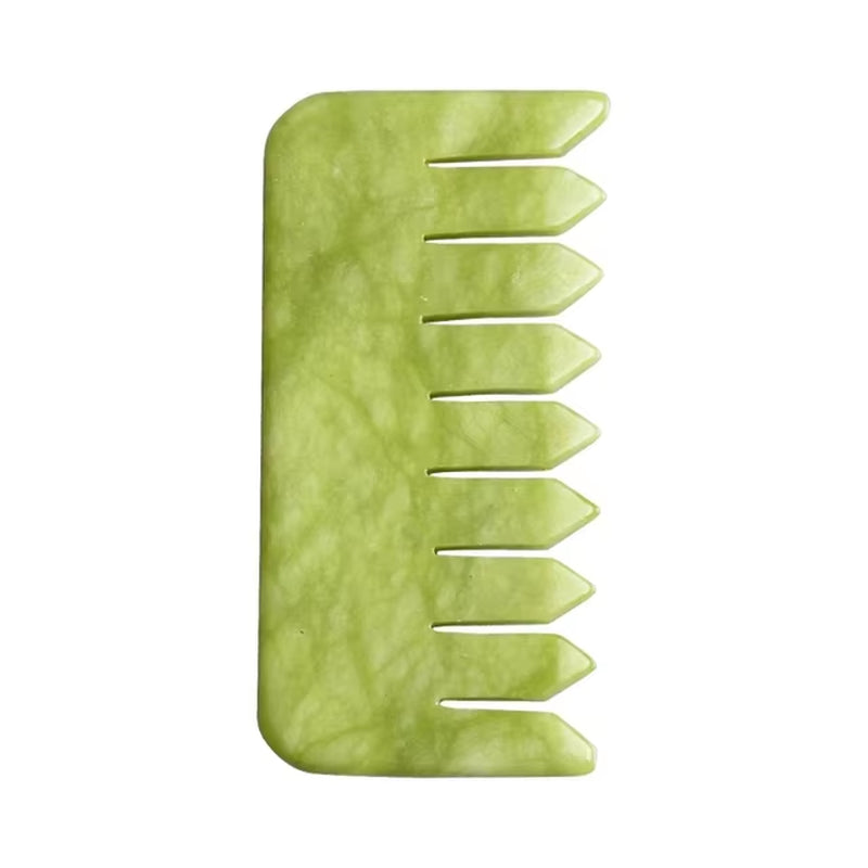 Natural Jade Stone Guasha Board Gouache Scraper for Body Acupoint Press SPA Acupuncture Skin Facial Care Massage anti Aging Tool