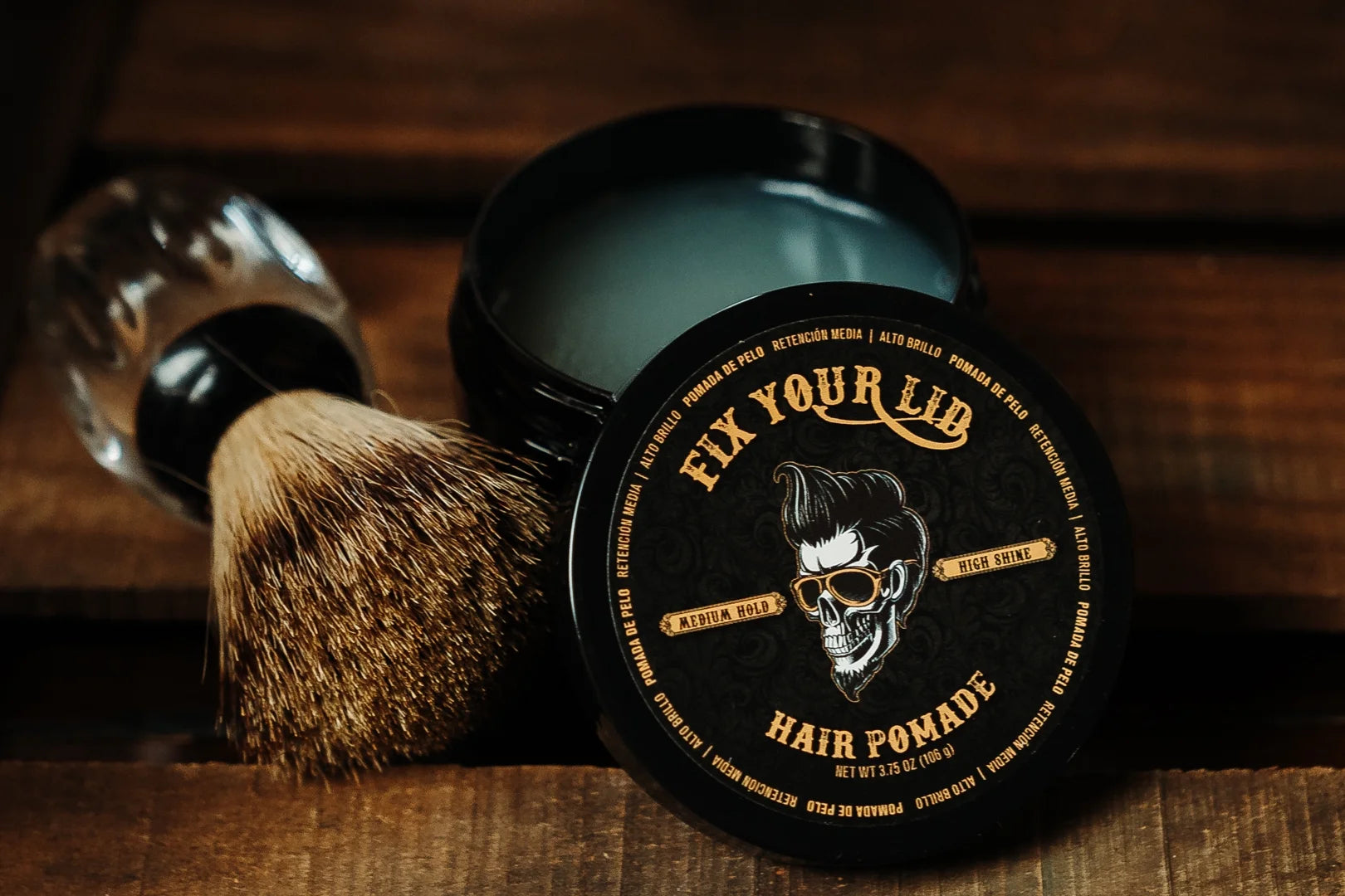 Shine Enhancing Hair Pomade, Medium Hold Hair Pomade for Men, Cruelty-Free, 3.75 Oz