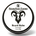 Natural Beard Balm - Handcrafted American Made Mustache Wax for Sensitive Skin - Organic Ingredients with Mango Butter, Jojoba & Argan Oil - Eco-Friendly Grooming Essential