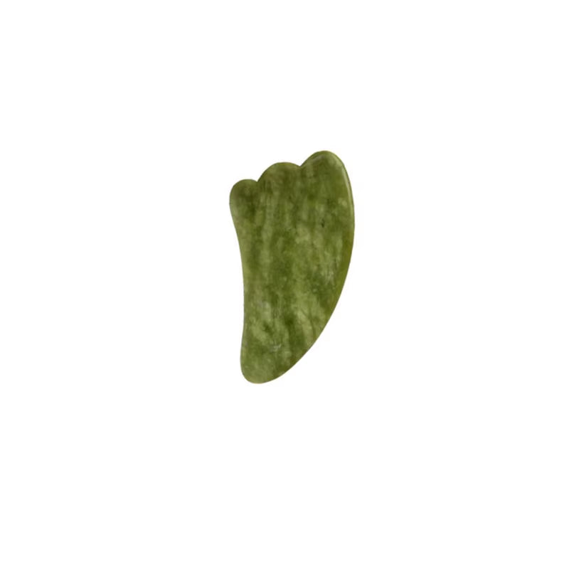 Natural Jade Stone Guasha Board Gouache Scraper for Body Acupoint Press SPA Acupuncture Skin Facial Care Massage anti Aging Tool