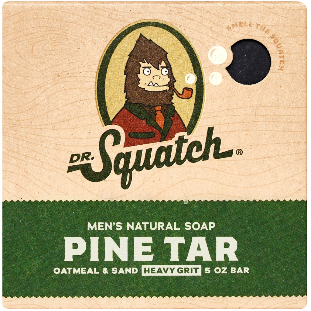 Pine Tar Natural Bar Soap for Men, 5 Oz